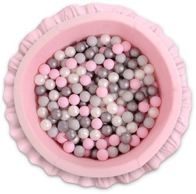 Suchý bazén s guličkami - 200ks - Light Pink