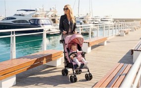 Športový kočík Davos 35 ružový