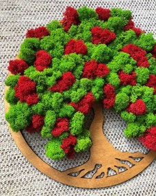 Strom na stenu z machu Angelina 30 cm