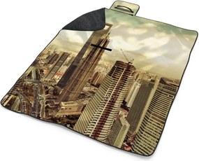 Sablio Plážová deka Mrakodrapy 4: 200x140 cm