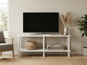 TV stolík SOLE 120 cm, biela