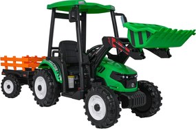 Ramiz MEGA Traktor D68 s prívesom zelený