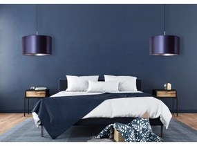 Duolla - Luster na lanku CANNES 1xE27/15W/230V pr. 50 cm modrá/strieborná