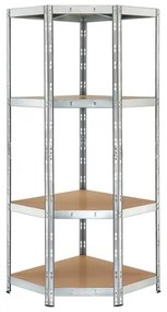 Parkside®  Rohový regál so 4 policami Rivet, 180 x 70 x 70 x 40 cm  (100373576)