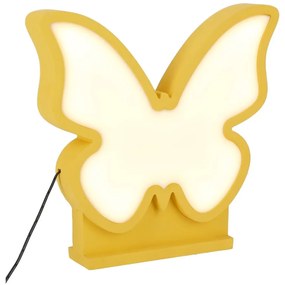 Žltá detská lampička Butterfly - Candellux Lighting