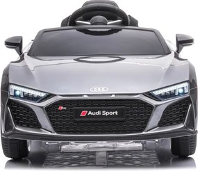 LEAN CARS Elektrické autíčko Audi R8 Lift A300 strieborné