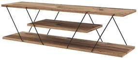 TV stolík v dekore orecha v prírodnej farbe 120x33 cm Canaz – Kalune Design