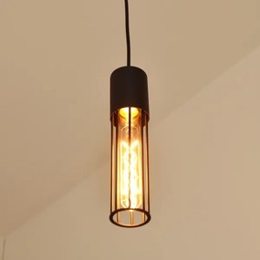 Luster na lanku MELODY 1xE27/15W/230V čierna