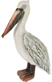 Záhradná dekorácia Pelikán, 20,5 x 29 x 10,5 cm, polyresin