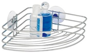 WENKO 18913100-Polica TURBO-LOC okrúhla oceľová 26,5x20 cm lesklý chróm