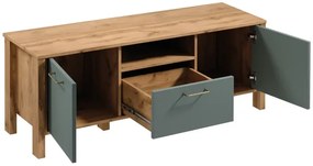 Televízny stôl Indigo RTV1S, wotan/green