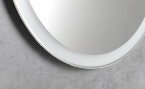 Sapho Sapho, PARGA oválne zrkadlo s LED osvetlením 60x100 cm, PG600
