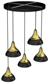 Luster na lanku NERGIS 5xE27/60W/230V