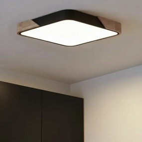 Brilagi - Stmievateľné LED svietidlo PILANA LED/60 W/230 V dub/čierna 56x56 cm + DO