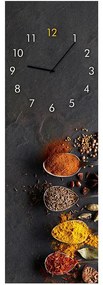 Sklenené hodiny 20X60 SPICES