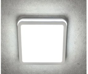 LED vonkajšie stropné svietidlo Kanlux 32946 BENO IP54 18W 1550lm 4000K biele so senzorom pohybu
