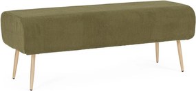 Zelená polstrovaná lavica Olga – Bizzotto