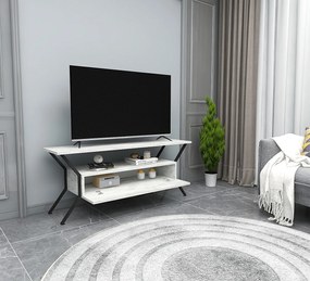 TV stolík/skrinka Tarza (Sivá + Čierna). Akcia -17%. Vlastná spoľahlivá doprava až k Vám domov. 1072865