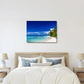 Obraz tropickej pláže (70x50 cm)