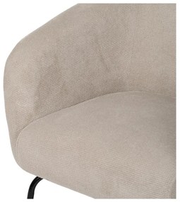 Béžové ženilkové kreslo Classic – Ixia