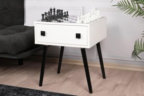 Šachový stolík Chess (Biela + Čierna). Akcia -19%. Vlastná spoľahlivá doprava až k Vám domov. 1072667