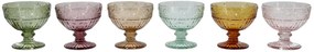 Set 6ks farebných misiek na nohe Saint-Émilion - Ø 10,5*10 cm / 260ml