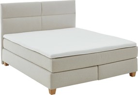 XXXLutz BOXSPRINGOVÁ POSTEĽ, 180/200 cm, béžová Beldomo - Sleep - Postele - 002873002001