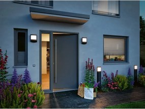 Paulmann 94514 - LED/8,5W IP44 Vonkajšia lampa so senzorom PADEA 230V antracit