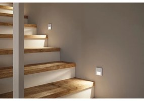 Paulmann 80000 - LED/1W Schodiskové svietidlo TSARO 230V matný chróm