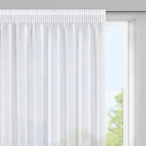 Dekorstudio Záclona ELPIDIA s riasiacou páskou 350 x 150 cm – biela