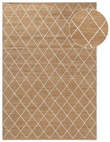 Ručne tkaný jutový koberec v prírodnej farbe 120x180 cm Kunu – Hanse Home