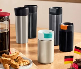 Cestovný hrnček na kávu TO GO, antracitový