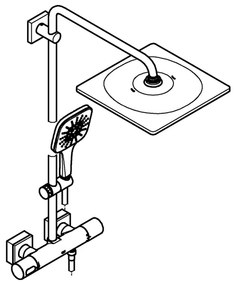 GROHE 26649000 - Sprchový systém RAINSHOWER SMARTACTIVE 310 × 310 mm chróm