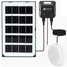 Aigostar - LED Solárne svietidlo LED/35W/12V 3000 mAh 6500K pr. 16,8 cm