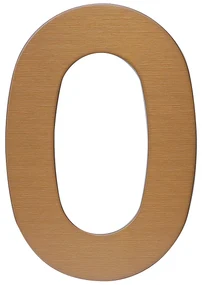 Domová číslica RICHTER RN.120L (meď matná), 7, RICHTER Meď