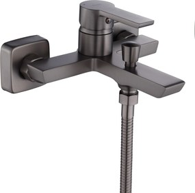 Rea Argus, vaňová batéria s ručnou bodovou sprchovou súpravou, grafitová, REA-B8747