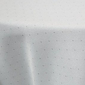 Dekorstudio Okrúhly obrus ELIZA zdobený striebornou niťou Priemer obrusu: 120cm