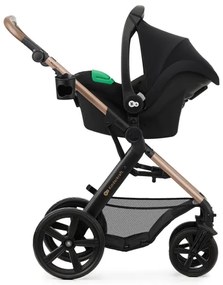 KINDERKRAFT - Kombinovaný kočík 3v1 MOOV 2 Sand beige + autosedačka MINK PRO