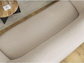 Béžová pohovka z textílie buklé 193 cm Elina – Bobochic Paris