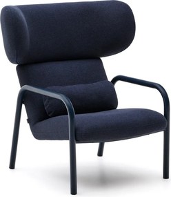 Tmavomodré kreslo Inari – Kave Home