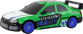 LEAN Toys Športové autíčko s diaľkovým ovládaním R/C v mierke 1:24, zelené, s vymeniteľnými kolesami