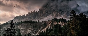 Obraz skalnatých hôr (120x50 cm)