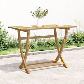 Skladací záhradný stôl 110x55x75 cm akáciový masív 365736