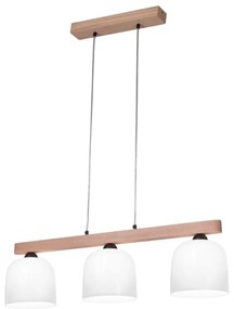Kolarz A1352.83.W - Luster na lanku NONNA 3xE27/60W/230V dub/biela