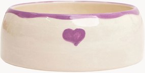 Ručne maľovaná keramická miska pre domáce zviera Heart