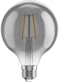 Mexen Vintis, LED žiarovka E27, G95, 2W, Teplá - 2200K, 150 lm, dymová - L157-E27-0222-70