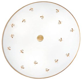 Kolarz 731.U13.4.160 - Nástenné svietidlo NONNA, 3xE27/60W/230V, priemer 42 cm, kvetinový dizajn, ružové zlato