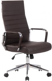 Design-Shop Kancelárska stolička Kolumbus - Hnedá