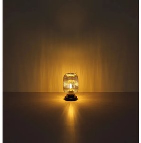 Globo 15469TS - Stolná lampa NORMY 1xE27/40W/230V šedá