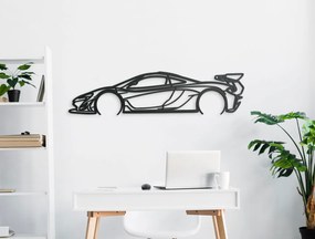 drevko Drevený obraz McLaren P1 GTR Rozmer obrazu: 21,5 x 86 cm, Farba dekorácie: Čierna